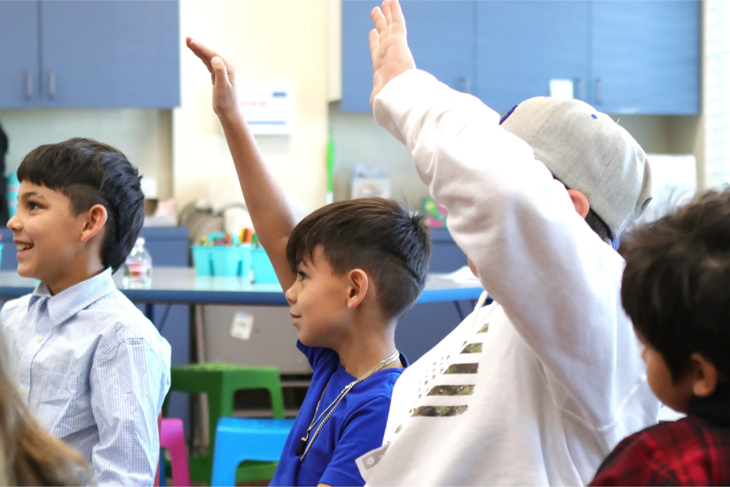 Hands up high